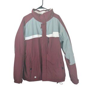 Columbia Convert Jacket Mens L Fleece-Lined Vented Full Zip Pockets Outdoors